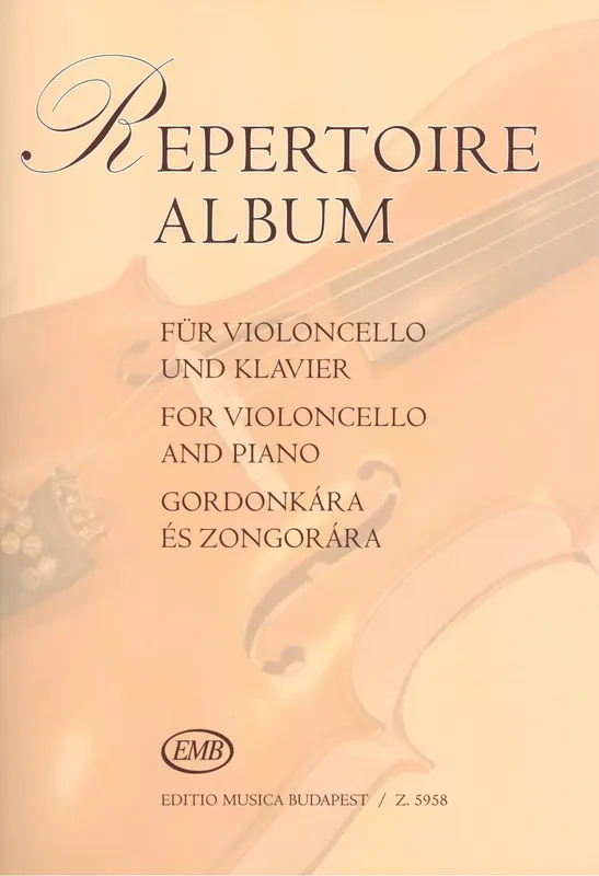 Výhodná Nabídka REPERTOIRE ALBUM / violoncello a klavír