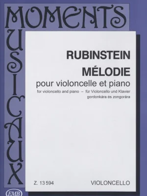 Rychlé Dodání Rubinstein: MELODIE / violoncello a klavír