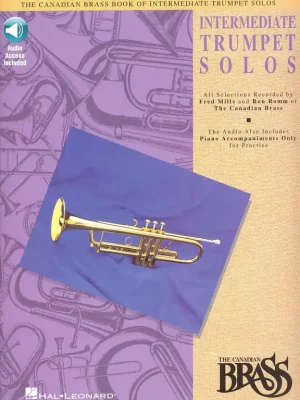 Levný THE CANADIAN BRASS - INTERMEDIATE TRUMPET SOLOS + Audio Online / trumpeta a klavír