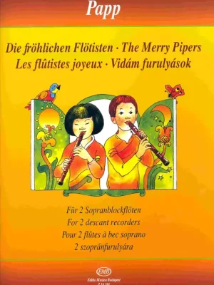 THE MERRY PIPERS by Lajos Papp / zobcová flétna - dueta Omezená Nabídka