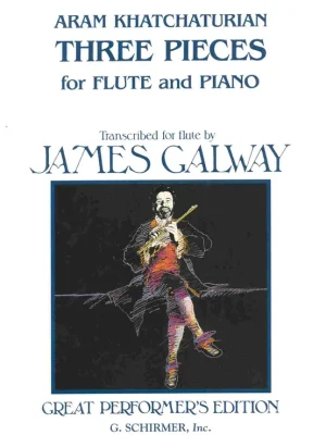 Akční Nabídka Three Pieces by Aram Khatchaturian for flute & piano / příčná flétna a klavír