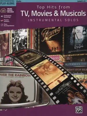 TV, MOVIES & MUSICALS + Audio Online / housle a klavír (PDF) Značkový