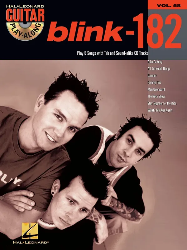 Guitar Play Along 58 - BLINK-182 + CD Expresní Doručení