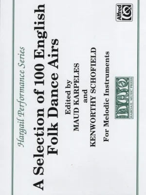 A Selection of 100 English Folk Dance Airs / 100 anglických lidových tanců pro melodické nástroje Novinka
