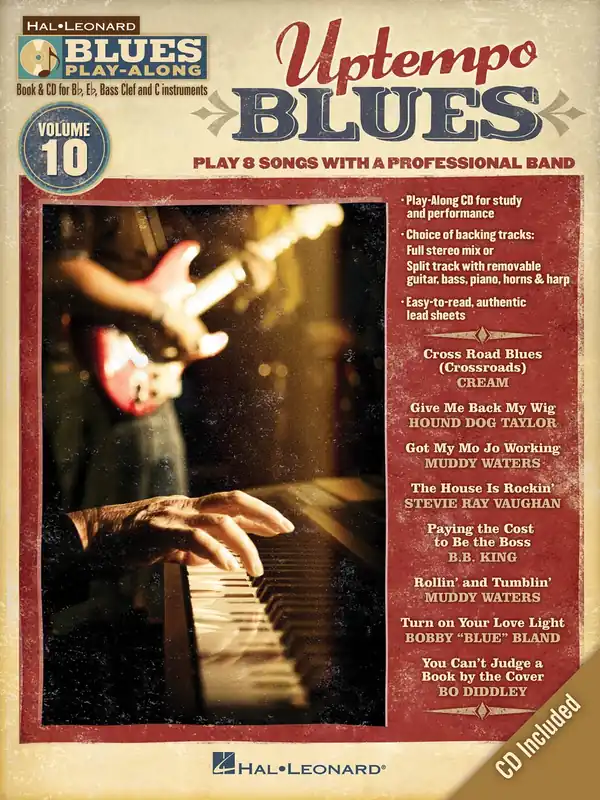 BLUES PLAY ALONG 10 - UPTEMPO BLUES + CD Rychlé Dodání