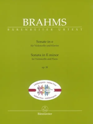 Rychlé Dodání Brahms: Sonata in E minor op.38 / violoncello a klavír