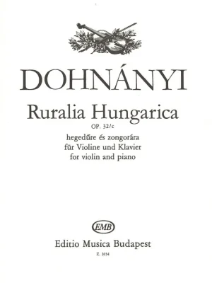 Objednat Nyní DOHNÁNYI: Ruralia Hungarica Op.32c / housle a klavír