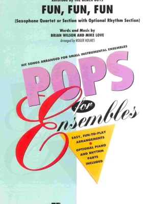 Novinka Fun, Fun, Fun for Sax Ensemble (AATB) & Rhythm Section / kvartet pro altový saxofon