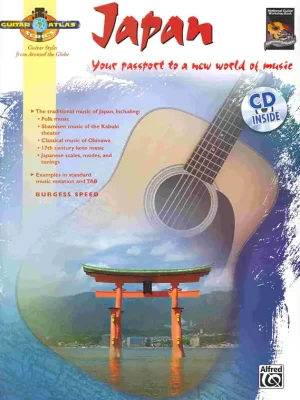 GUITAR ATLAS - JAPAN + CD / kytara + tabulatura Super Cena