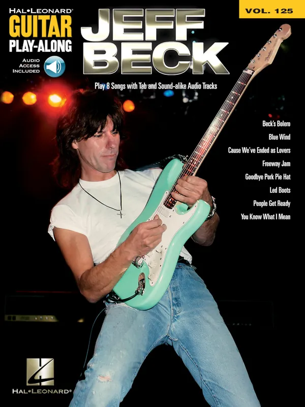 Guitar Play Along 125 - JEFF BECK + Audio Online / kytara + tabulatura Top Prodej