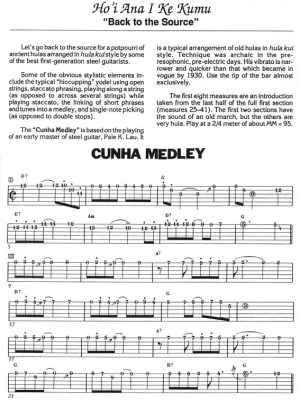 Hawaiian Steel Guitar + Audio Online / kytara Finální Výprodej