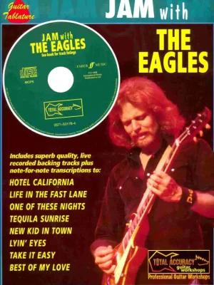 Omezená Nabídka JAM WITH THE EAGLES + CD// kytara + tabulatura