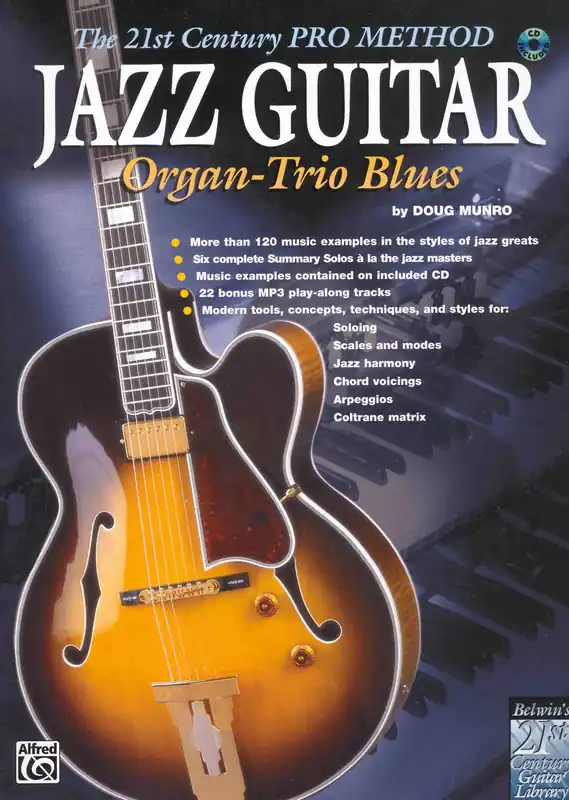 Akční Nabídka JAZZ GUITAR - Organ-Trio Blues - The 21st Century Pro Method + CD / kytara + tabulatura