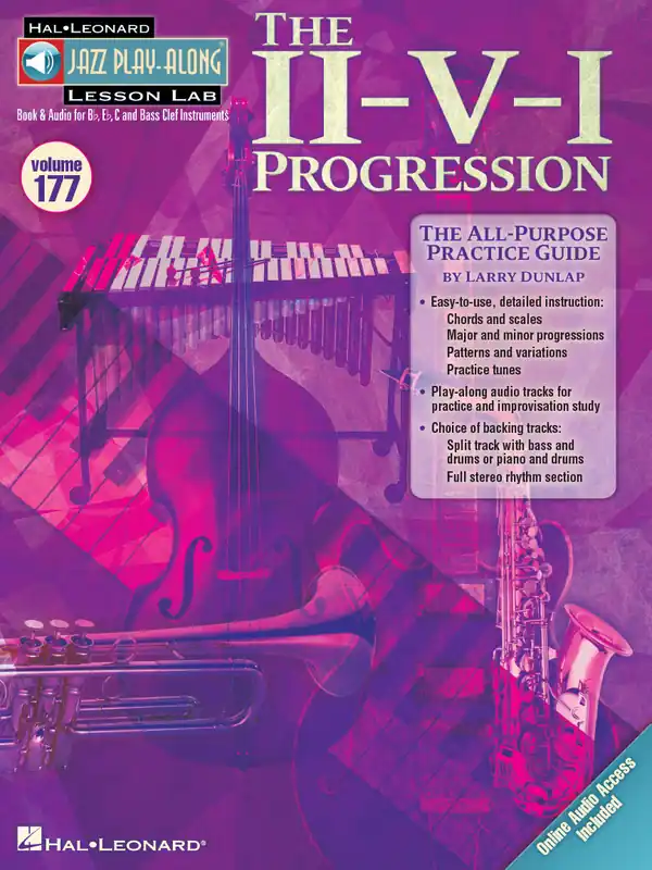 Autentický Jazz Play Along 177 - LESSONS LAB (The II-V-I Progression)+ Audio Online