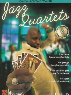 Novinka JAZZ QUARTETS + CDalto sax quartets / kvarteta pro alto saxofon