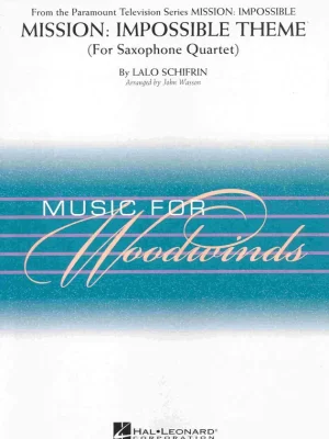 Jen Po Omezenou Doba Mission Impossible Theme for Sax Quartet (AATB)