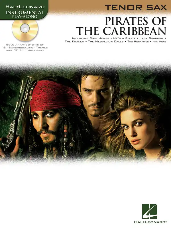 PIRATES OF THE CARIBBEAN + CD / tenorový saxofon Jen Po Omezenou Doba