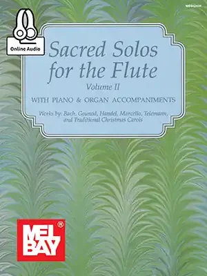 SACRED SOLOS FOR THE FLUTE 2 + Audio Online / příčná flétna a klavír Cenově Výhodný