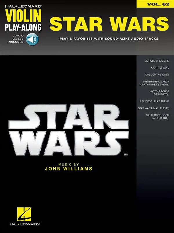 Violin Play Along 62 - STAR WARS + Audio Online Akce