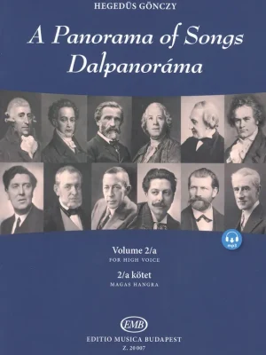A Panorama of Songs 2a + Audio Online / zpěv (vyšší hlas) a klavír Výhodná Nabídka
