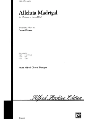 ALLELUIA MADRIGAL / SATB* a cappella Speciální Cena
