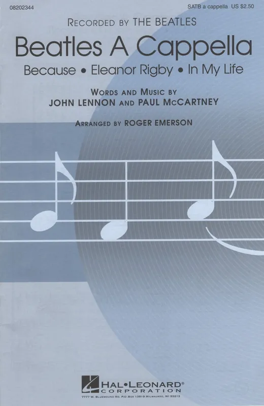 Beatles A Cappella / SATB* a capella Nejprodávanější