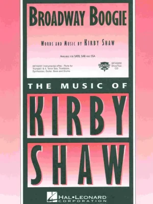 Originální BROADWAY BOOGIE / SSA* + piano/chords