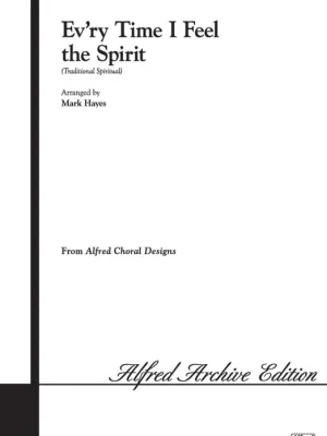 Akce EV´RY TIME I FEEL THE SPIRIT / SATB* a cappella