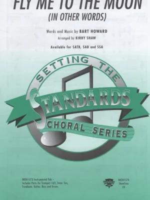 Oblíbený FLY ME TO THE MOON / SSA* + piano/chords