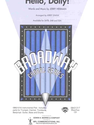 Expresní Doručení Hello, Dolly! / SATB* a klavír/akordy