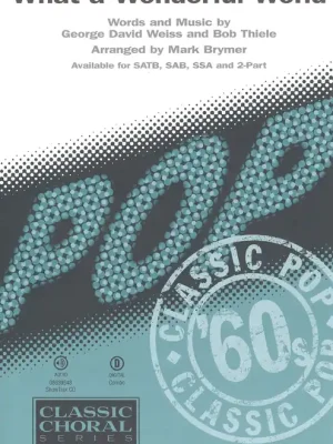 WHAT A WONDERFUL WORLD /SSA* a klavír/akordy Top Prodej
