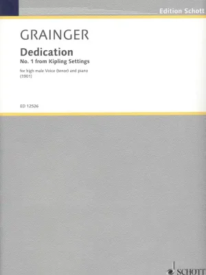 Nejlepší Volba Grainger: Dedication No.1 from Kipling Settings / zpěv (tenor) a klavír
