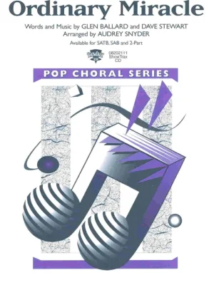 ORDINARY MIRACLE / SATB* Ihned K Objednání