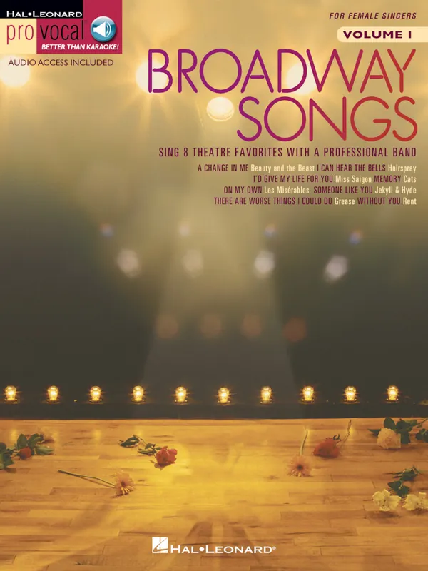 Akce PRO VOCAL 1 - BROADWAY SONGS FOR FEMALE + CD