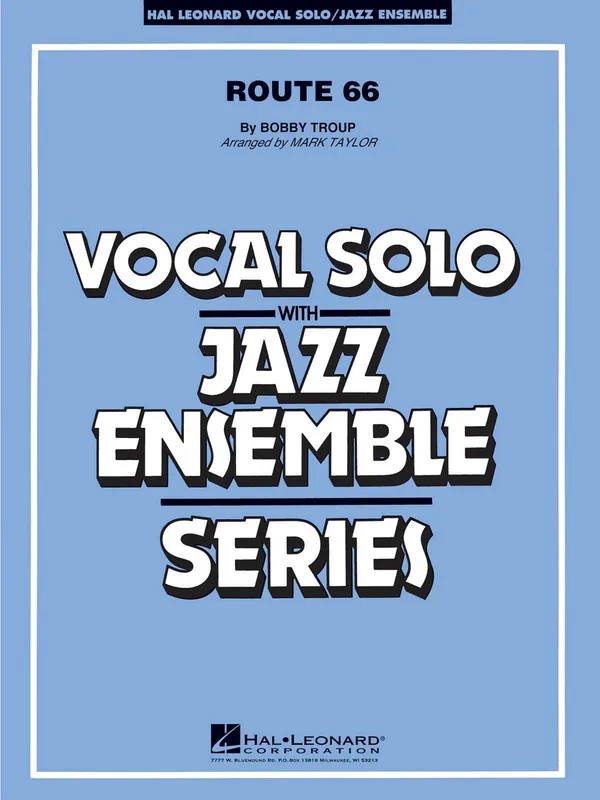 ROUTE 66 - Vocal Solo with Jazz Ensemble / partitura + party Sleva