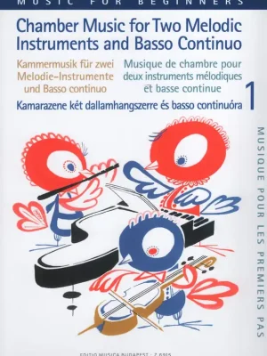CHAMBER MUSIC for BEGINNERS / Komorní hudba pro začátečníky - dva melodické nástroje a klavír (basso continuo) Akční Nabídka