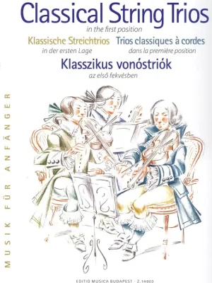 Koupit Online Classical Trio Music for Beginners (první pozice) - housle I, housle II (viola), violoncello