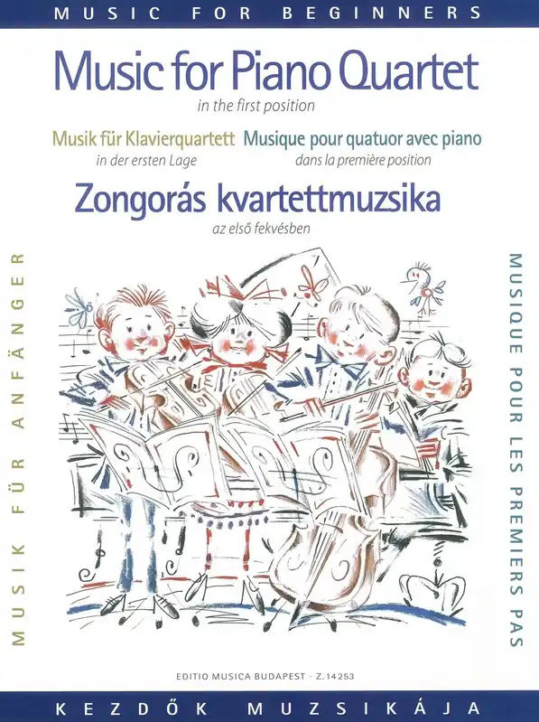 Nová Kolekce Music for Piano Quartet / skladby pro klavírní kvartet (housle,viola, violoncello, klavír)