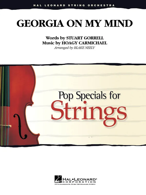 Poslední Šance Georgia On My Mind - Pop Specials for Strings / partitura + party