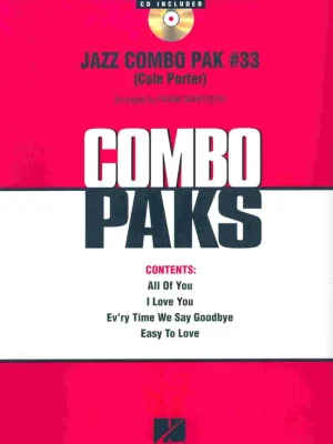 JAZZ COMBO PAK 33 (Cole Porter) + Audio Online / malý jazzový soubor Expresní Doručení