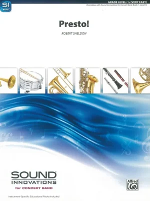 Presto! - Concert Band (grade 0.5) / partitura a party Originální