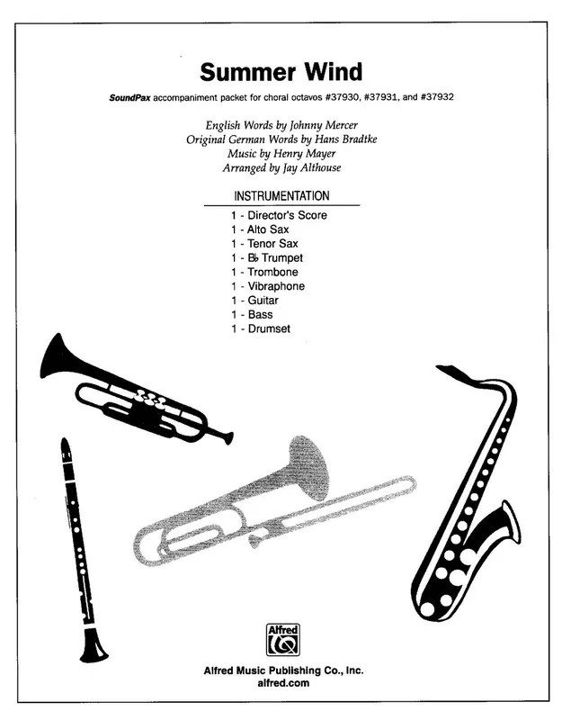 Summer Wind - Instrumental Parts Vysoce Kvalitní