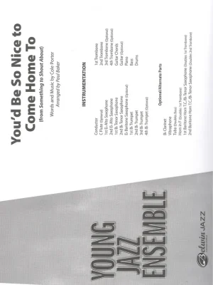 You´d Be So Nice to Come Home To - jazzový orchestr / partitura Must-Have