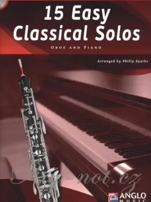15 Easy Classical Solos pro hoboj a klavír Nová Kolekce