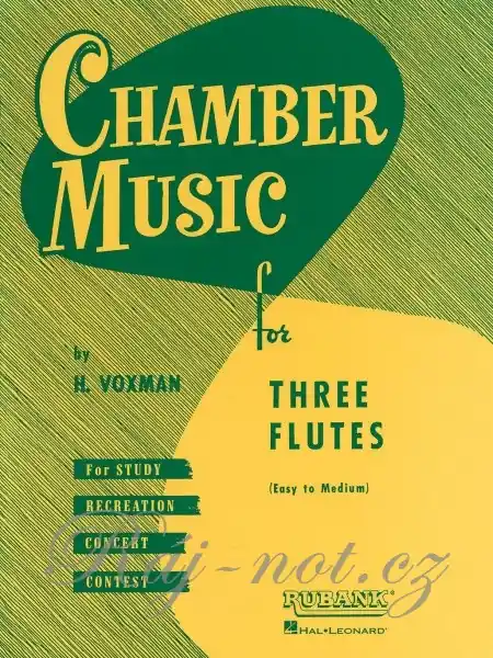 Značkový Chamber Music for Three Flutes (easy to medium)