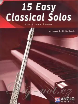 15 Easy Classical Solos pro příčná flétna a klavír Výprodej