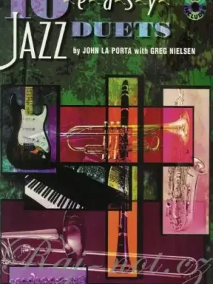 10 EASY JAZZ DUETS- Bb instrument Rychlé Dodání