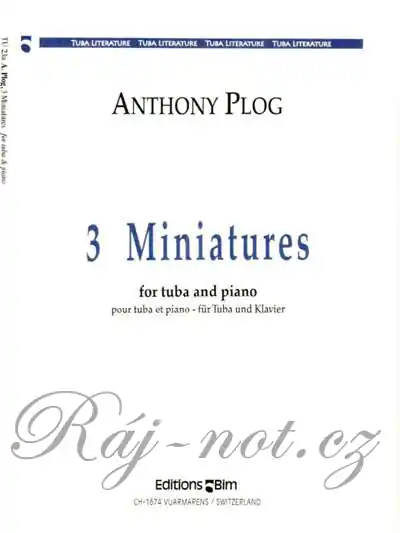3 MINIATURES - PLOG ANTHONY Přímo Od Výrobce