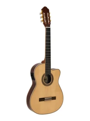 Cenový Hit Dimavery TB-100, elektroakustická klasická kytara 4/4, přírodní