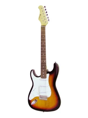 Dimavery ST-203, elektrická kytara levoruká, sunburst Omezená Nabídka